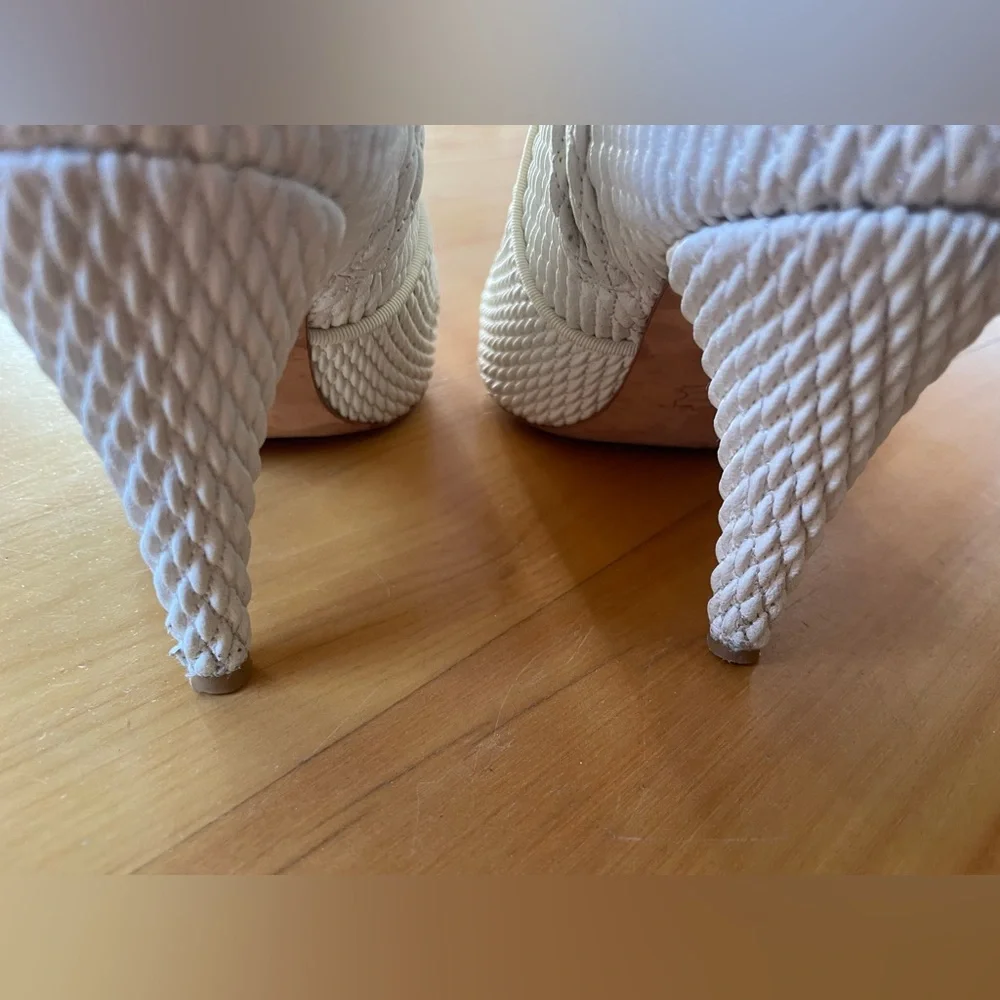 Alice + Olivia White Hedde Pointed Toe Bootie - Picture 7 of 12